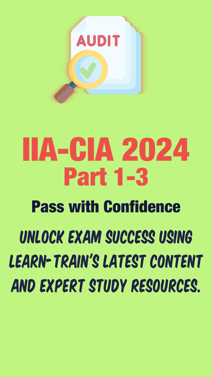 IIA-CIA Part 1-3 Prep 2024