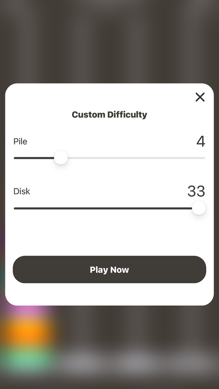 Hanoi Tower Stack Puzzle