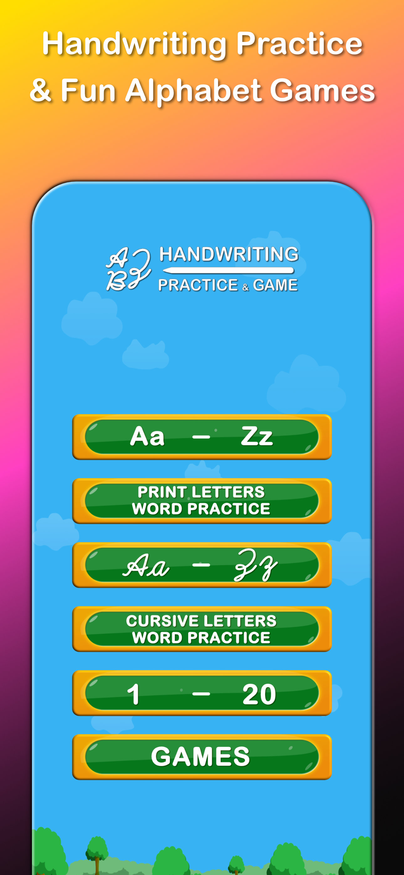 ABC Alphabet Writing Worksheet