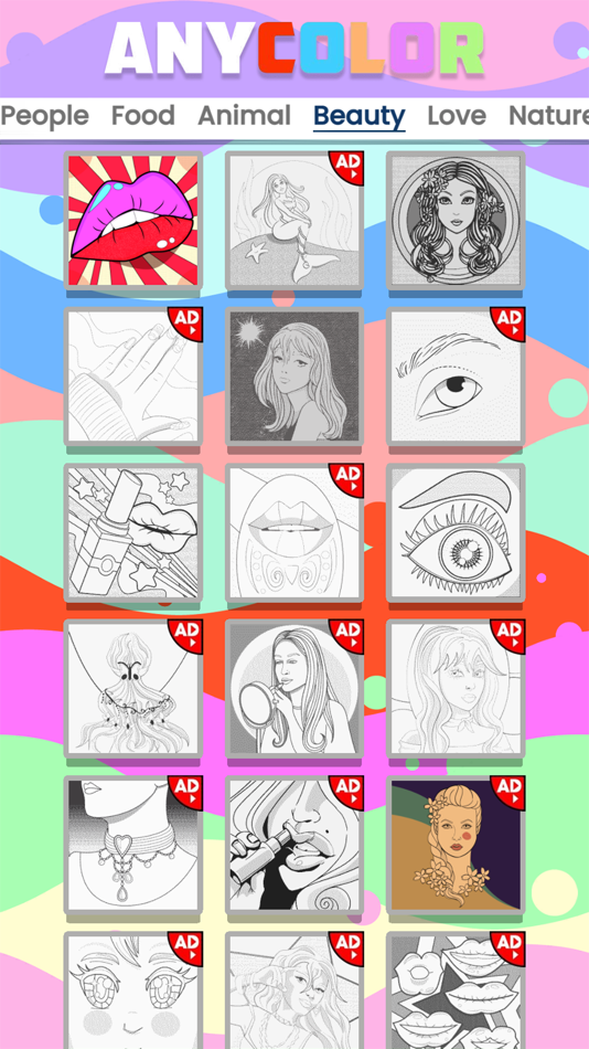 #3. Anycolor Coloring (iOS) 由: Aniway