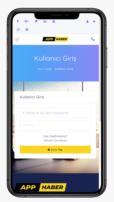 App Haber Screenshot