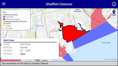 LI Beach Water Quality Screenshot