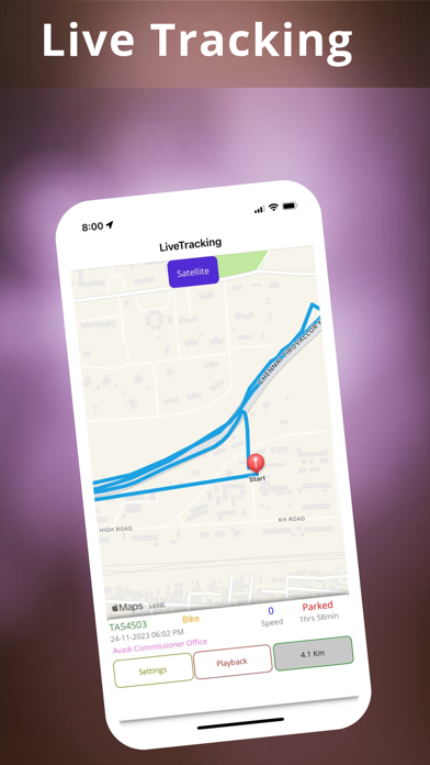 Rapid GPS Tracker Screenshot