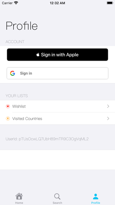 BucketList: Country Tracker Screenshot
