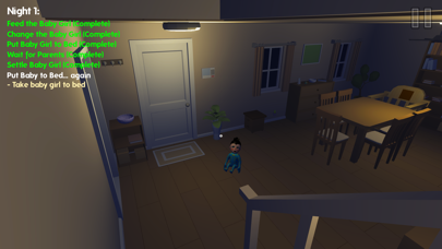 Baby Girl In Yellow House 3D Screenshot