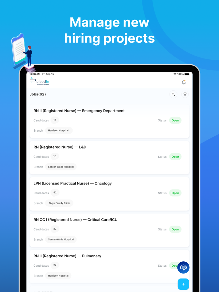 PulsedIn Employer Portal