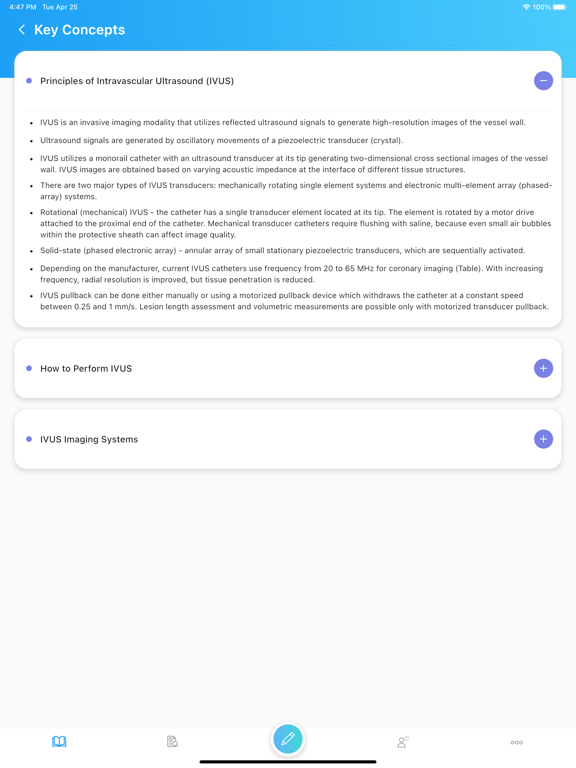 IVUSAID iPad screenshot 2 - Medical app
