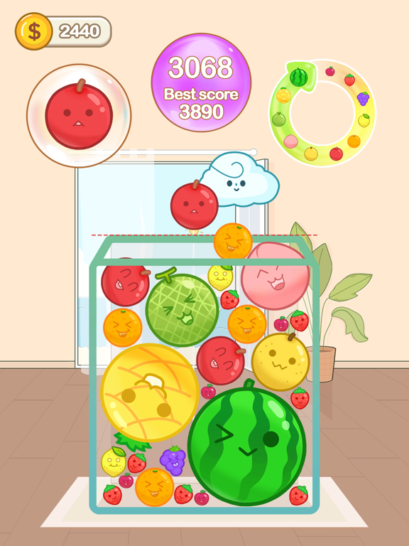 Screenshot #4 pour Watermelon Drop - Merge Fruit