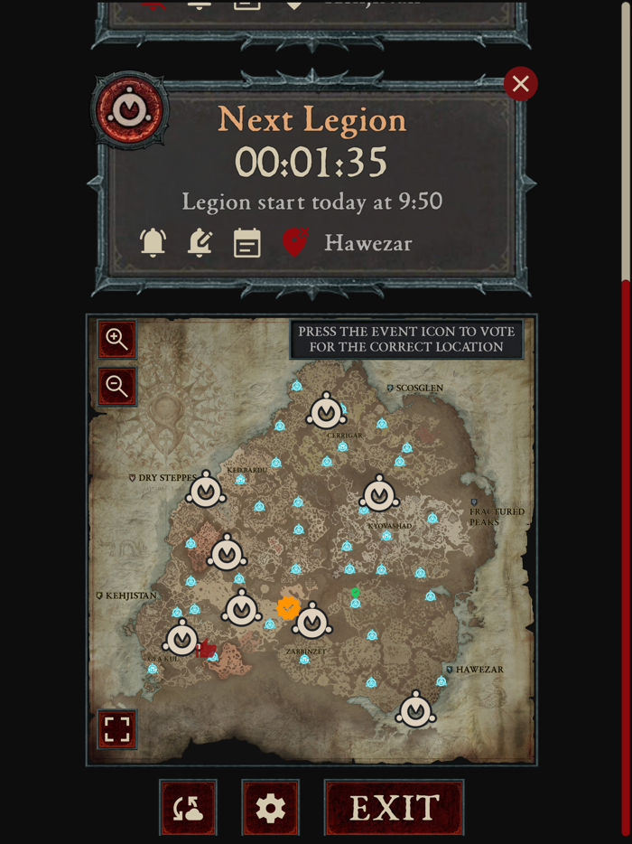 D4 Events Time Tracker