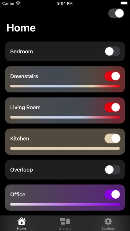 Hue Widgets