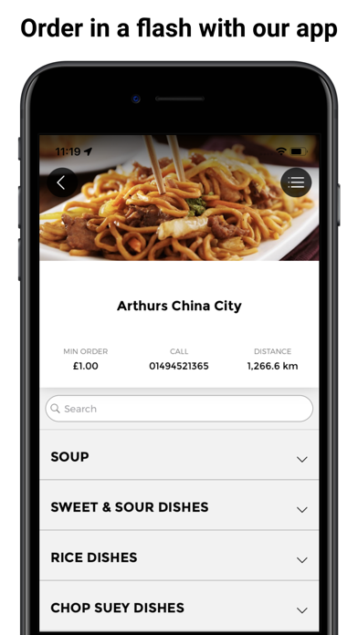 Arthurs China City App Screenshot