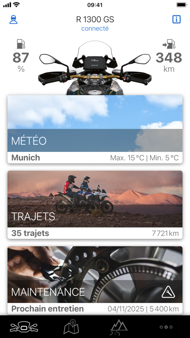 Screenshot #1 pour BMW Motorrad Connected