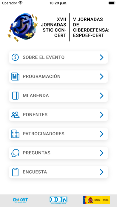 Jornadas STIC Screenshot