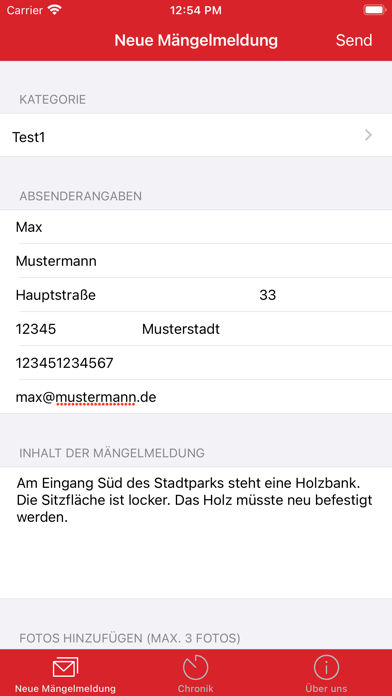 Kummerkasten Schortens Screenshot