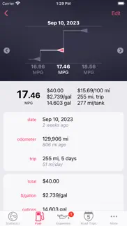 road trip mpg iphone screenshot 4