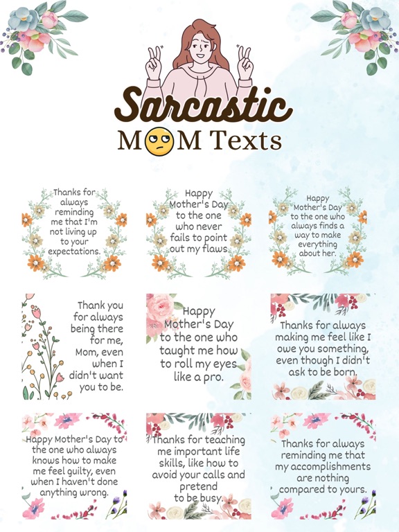 Hilarious Mom Texts One-liners