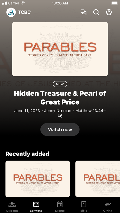 Trinity Chapel Bible Church Screenshot