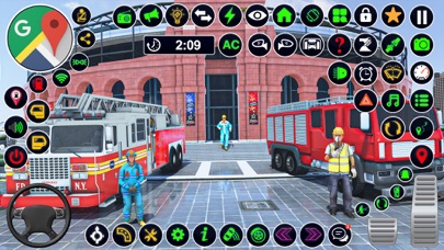警察の緊急消防車のおすすめ画像7