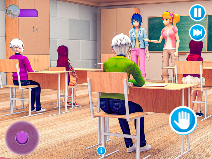Anime High School Teacher 3D