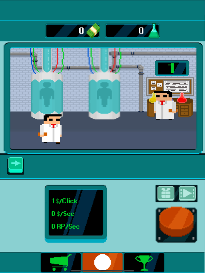 SCP Laboratory Idle Mobile app