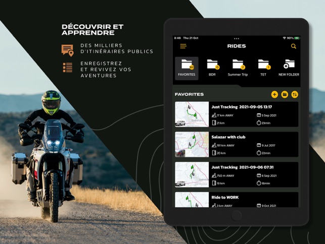 Scenic Moto Navigation dans l'App Store