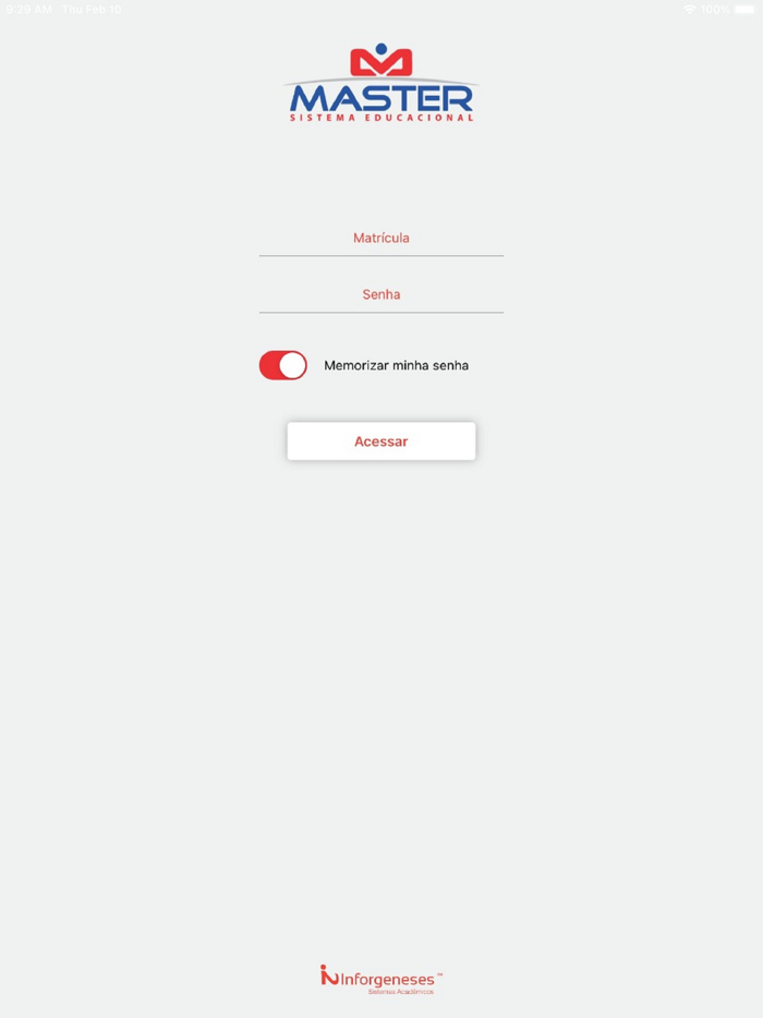 Sistema Educacional Master