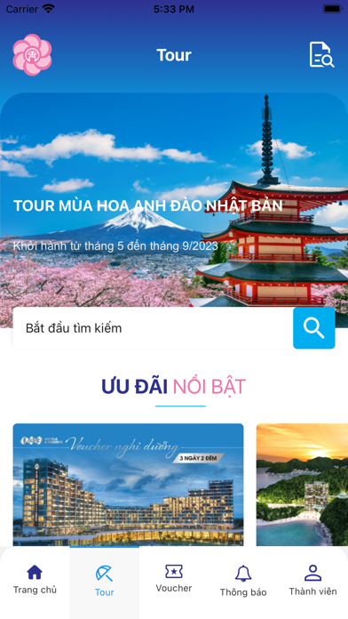 Hanotours Screenshot