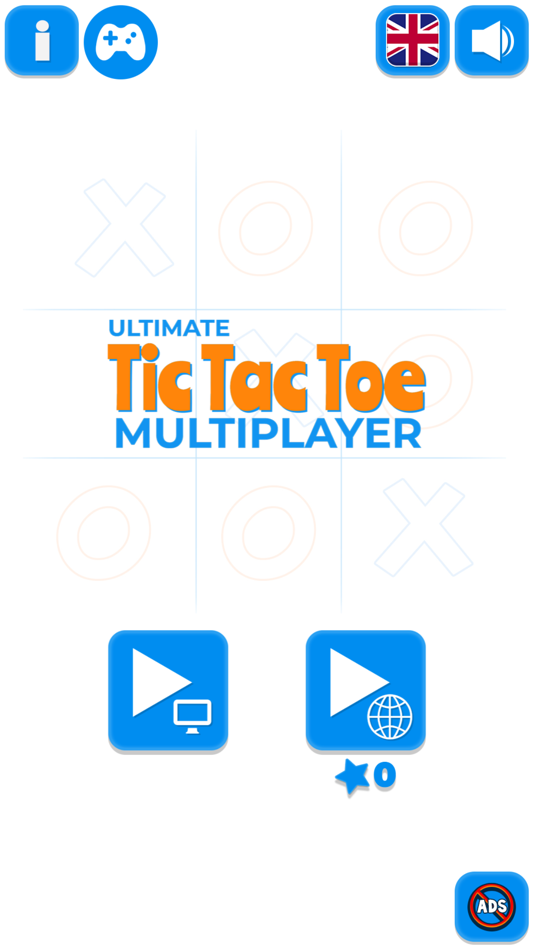 #1. TicTacToe Ultimate Multiplayer (iOS) Podle: Code This Lab srl