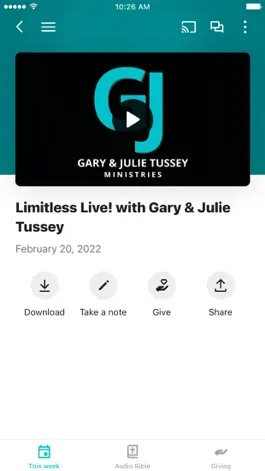 Game screenshot Gary & Julie Tussey Ministries hack
