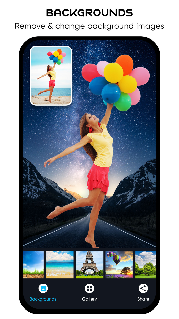 Auto Background Changer Photo