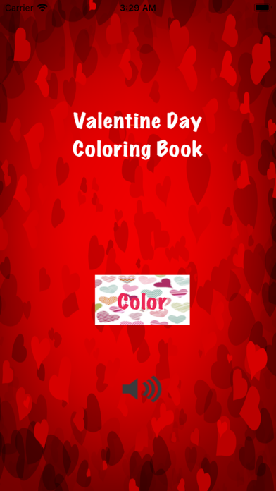 A Valentine's Day Coloring App Screenshot
