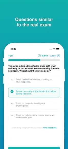 Game screenshot CNA Prep Exam apk