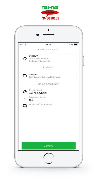 Tele Taxi Częstochowa Screenshot