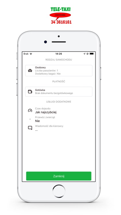 Tele Taxi Częstochowa screenshot-3