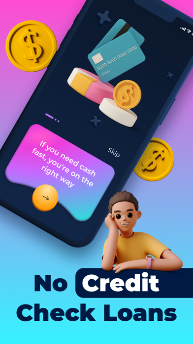 No Credit Check Loans App Screenshot