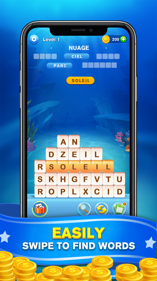 Word Swipe Beach : Search Game - 1.0.1 - (iOS)