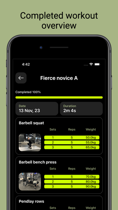 BFIT fitness Screenshot