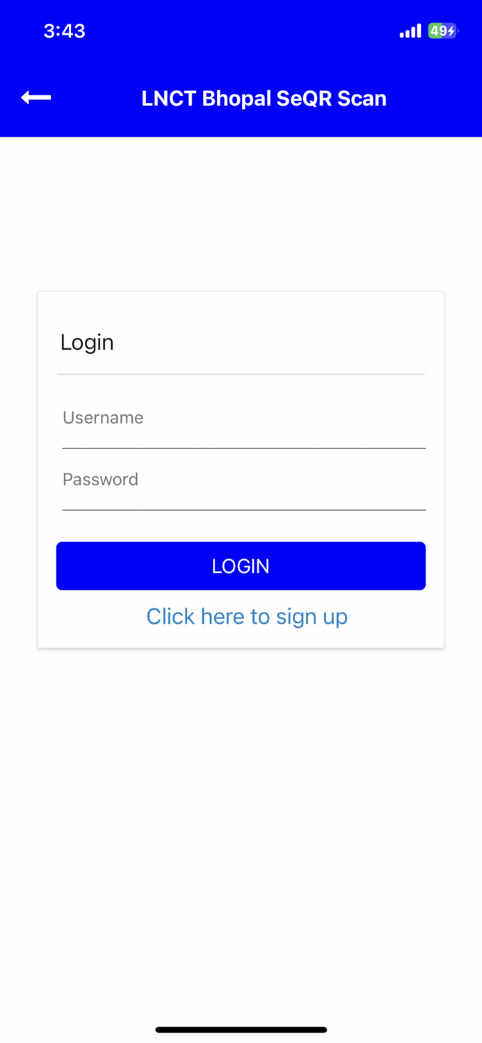 LNCT Bhopal SeQR Scan