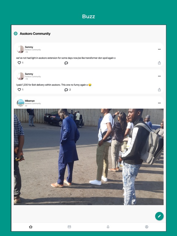 Colonny: Communities app iPad screenshot 1 - Social Networking app