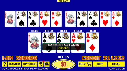 The Classic Video Poker Screenshot