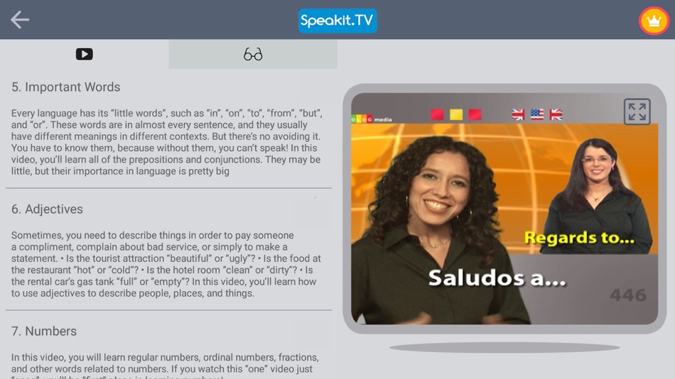 #4. Spanish | by Speakit.tv (iOS) 由: FUGA BAR LTD