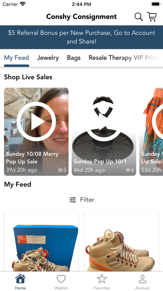 #2. Conshy Consignment (iOS) 由: CommentSold Apps SIII