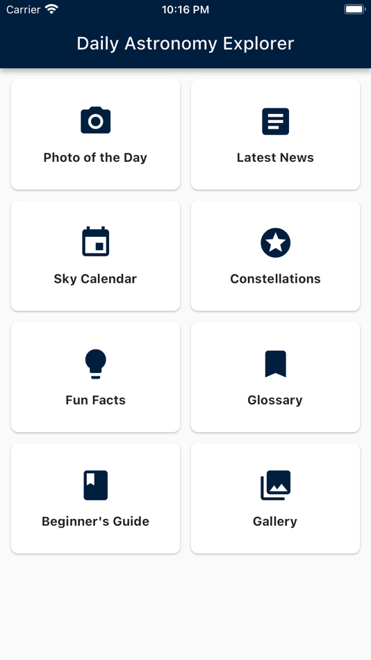 Daily Astronomy Explorer - 1.0.2 - (iOS)