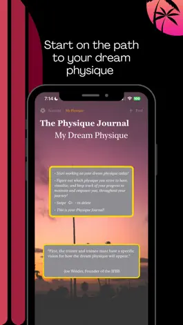 Game screenshot The Physique Journal apk