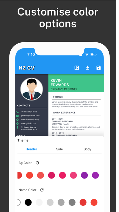 NZ CV - New Zealand Resume PDF screenshot n.4
