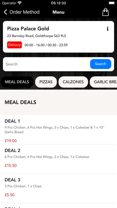 Pizza Palace Goldthorpe Screenshot