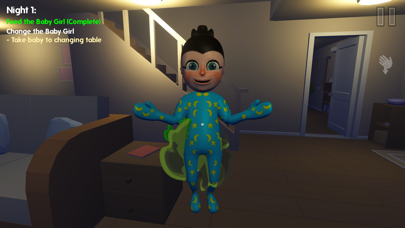 Baby Girl In Yellow House 3D Screenshot