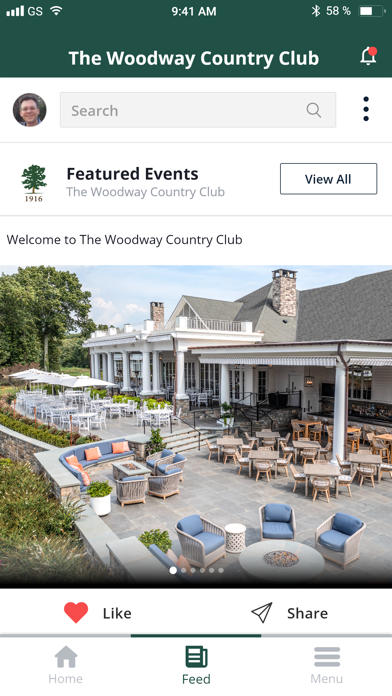 Woodway Country Club. Screenshot
