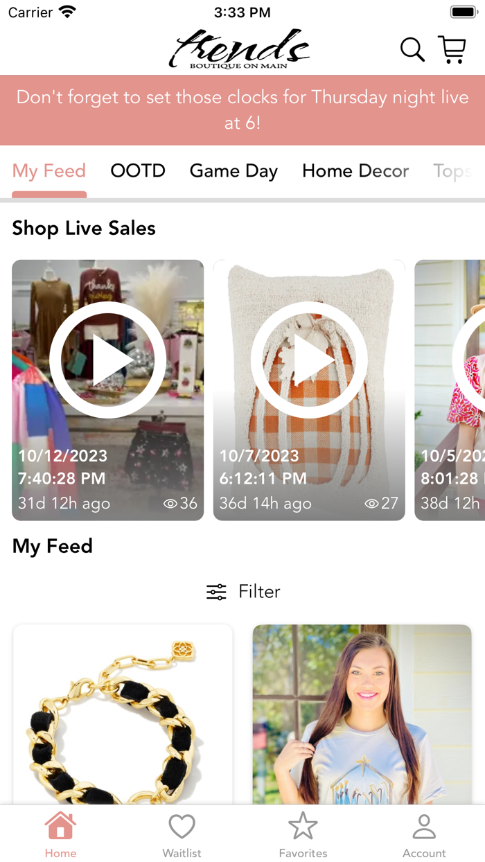 Trends Boutique on Main