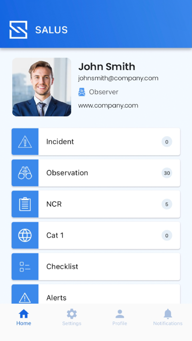 Salus 3.0 Screenshot